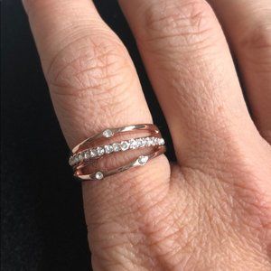 Rose gold ring